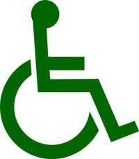 disability section wheelchair symbol