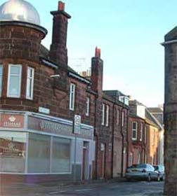 Image of the entrance to Croft street Dalkeith